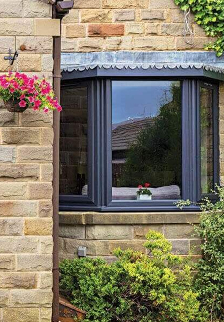 Window In Gray Grey Windows & Window Frames | Safestyle