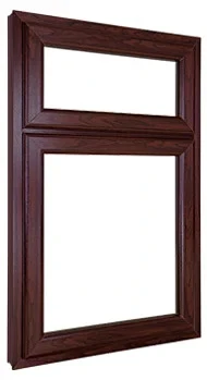Dark Woodgrain Windows Lockup