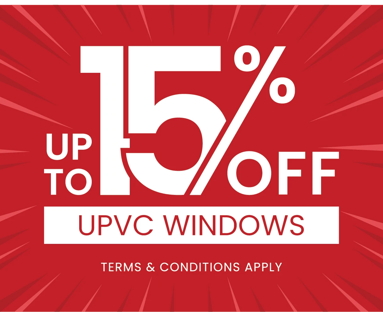 Up to 15% off uPVC Windows 