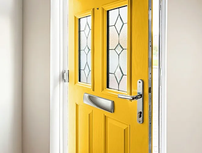Yellow Front Doors Interior