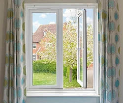 French Windows Right Open