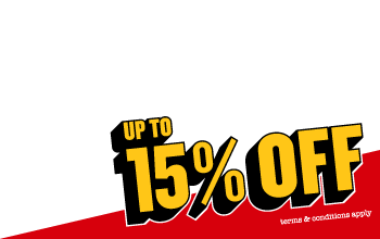 15% off header image overlay