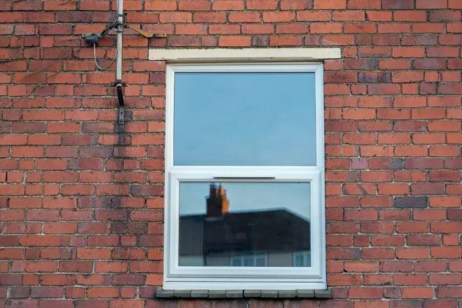 White Upvc Sash Window