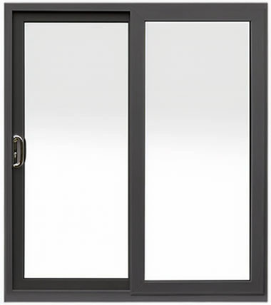 Patio Door Lockup Swatch Black Ash
