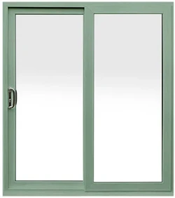 Patio Door Lockup Swatch Sage Green